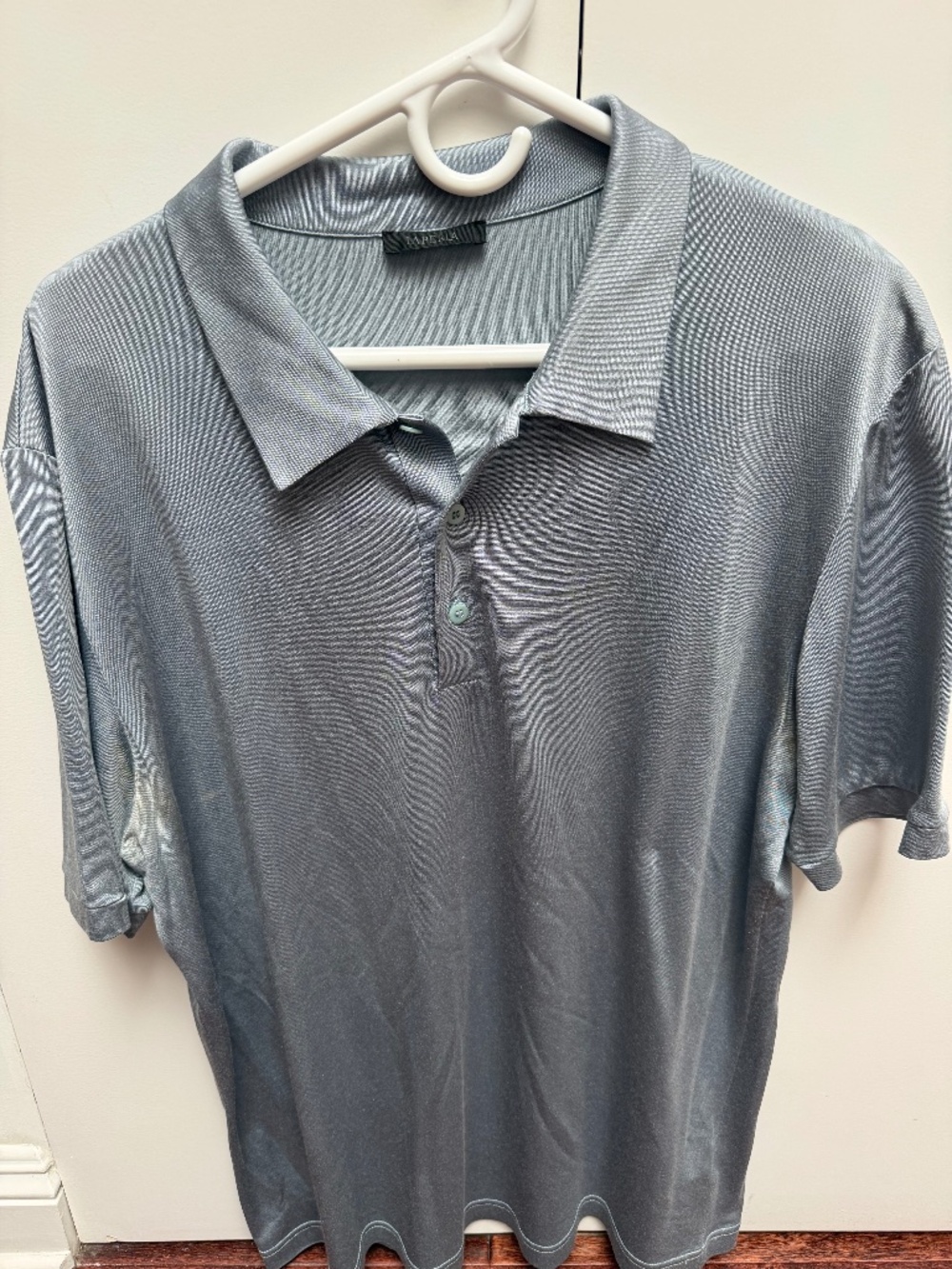 Men’s La Perla silk/cotton polo shirt